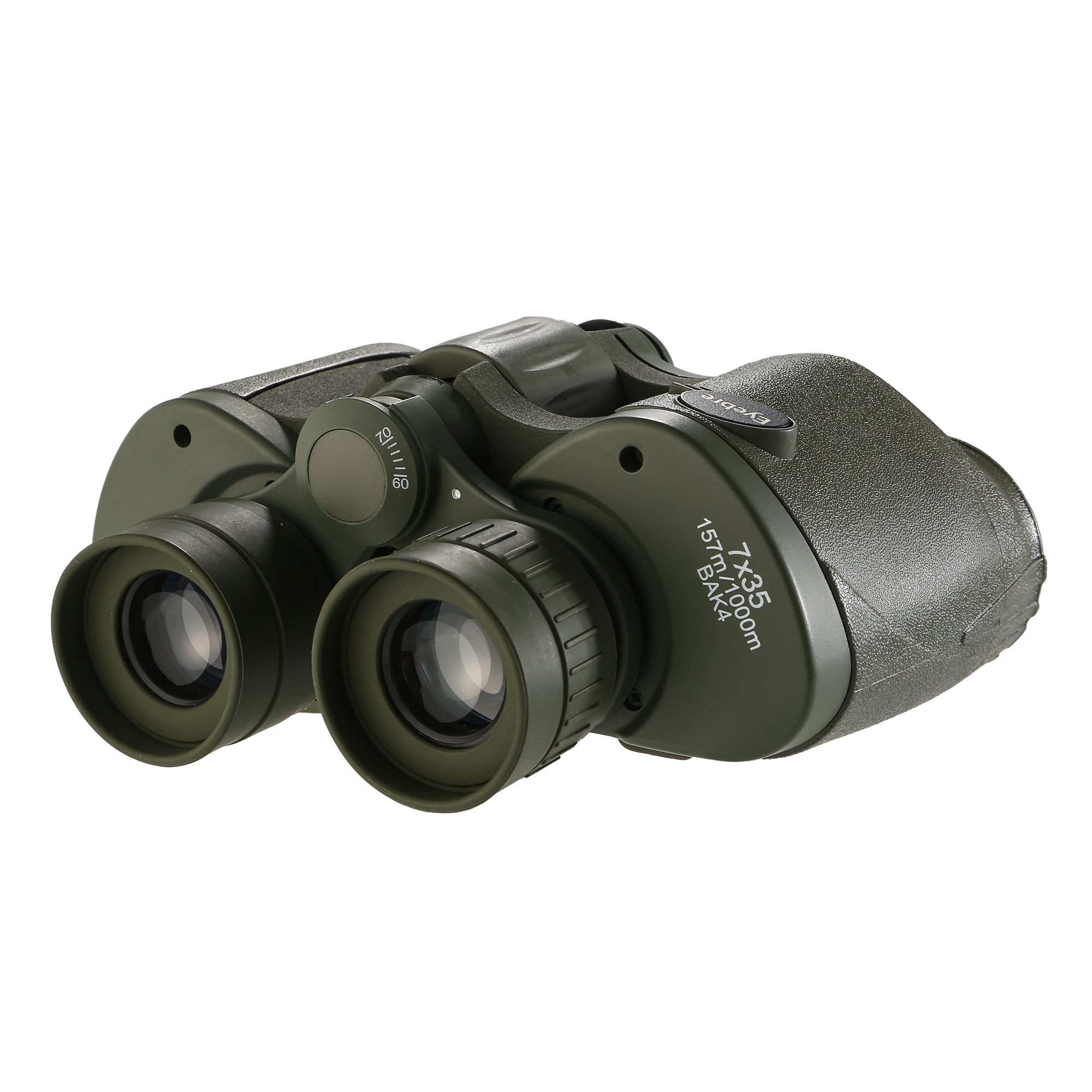 Eyebre 7X35 Wide-angle binoculars, military green anti-slip portable outdoor adventure performance viewing gift binoculars Specification image