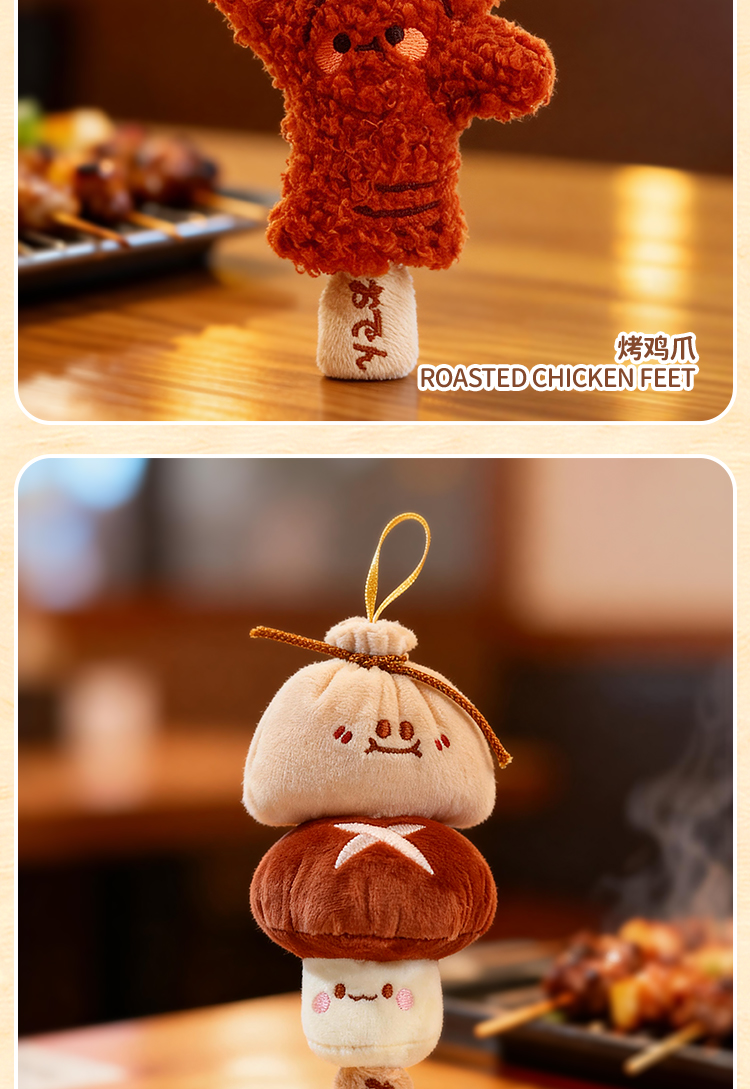 Keqi Family plush companion pen, creative pendant, keychain, decorative item, stationery 8511, Barbecue Research Institute doll, gel pen, student supplies, high appearance level, easy-to-write stationery, trendy items for young people pic 11