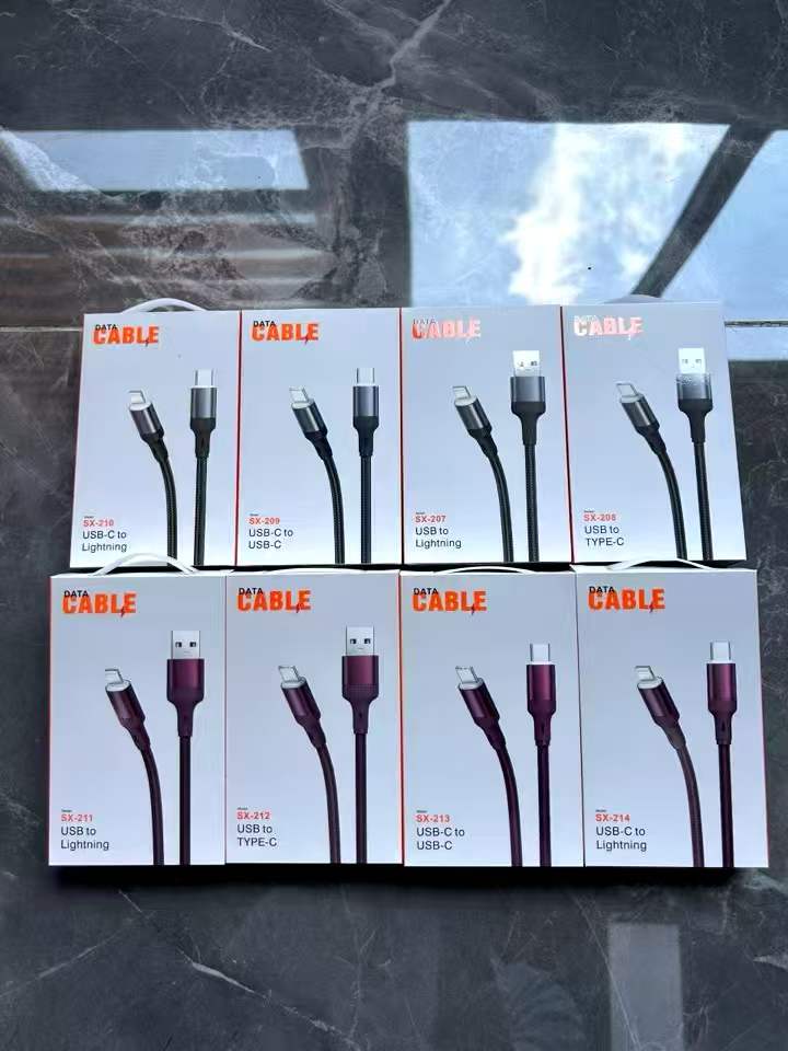 The best-selling PD braided data cable is suitable for Apple 18 dual Type-C fast charging cables. Wholesale of iPhone charging cables. detail 6