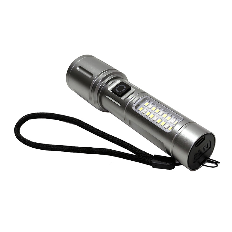 Алюминиевый фонарь HX-603 USB заряжает алюминиевый фонарь с ультрафиолетовой зарядкой pic 16