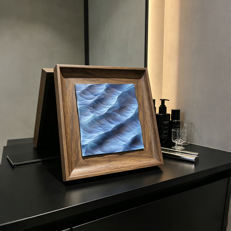 装饰画/装饰画阿拉伯/画框装饰/水晶画/贝壳装饰画细节图