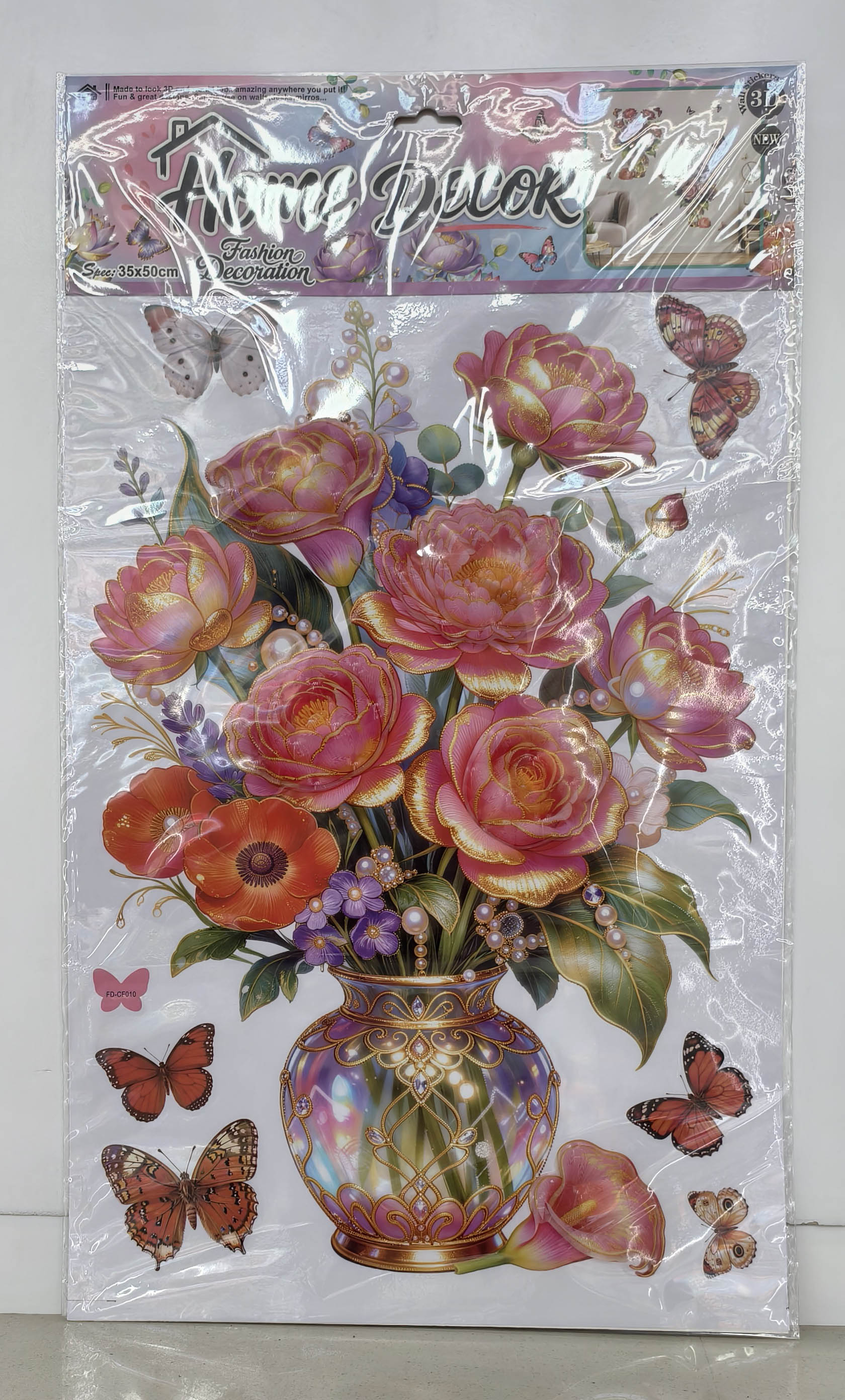 FD-CF vase layer decoration stickers