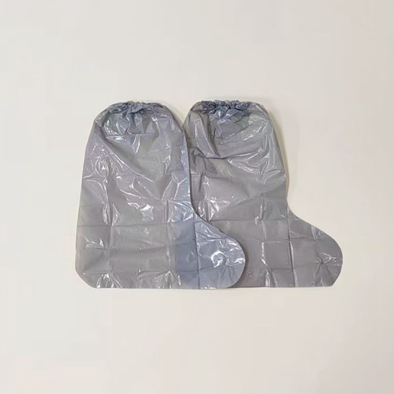 Upgraded independent small package thickened PE adult rain shoe covers, extended and thickened disposable waterproof shoe covers for anti-slip in rainy days Item Picture