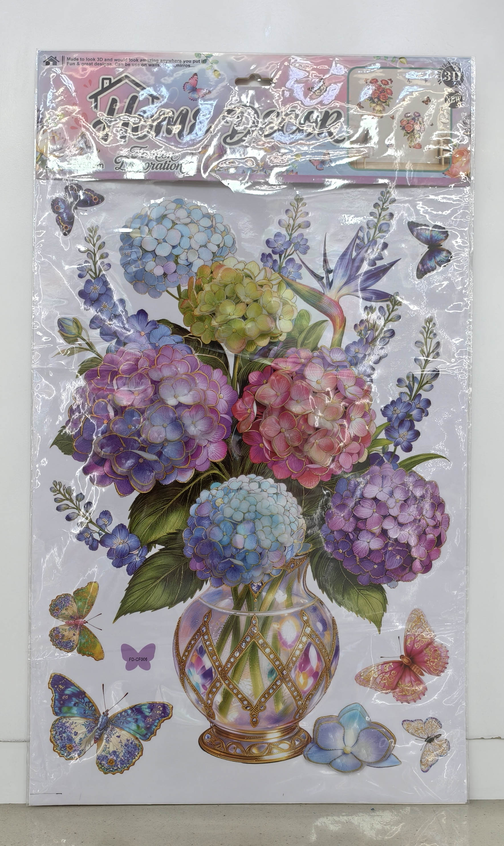 FD-CF vase layer decoration stickers Application Scenario