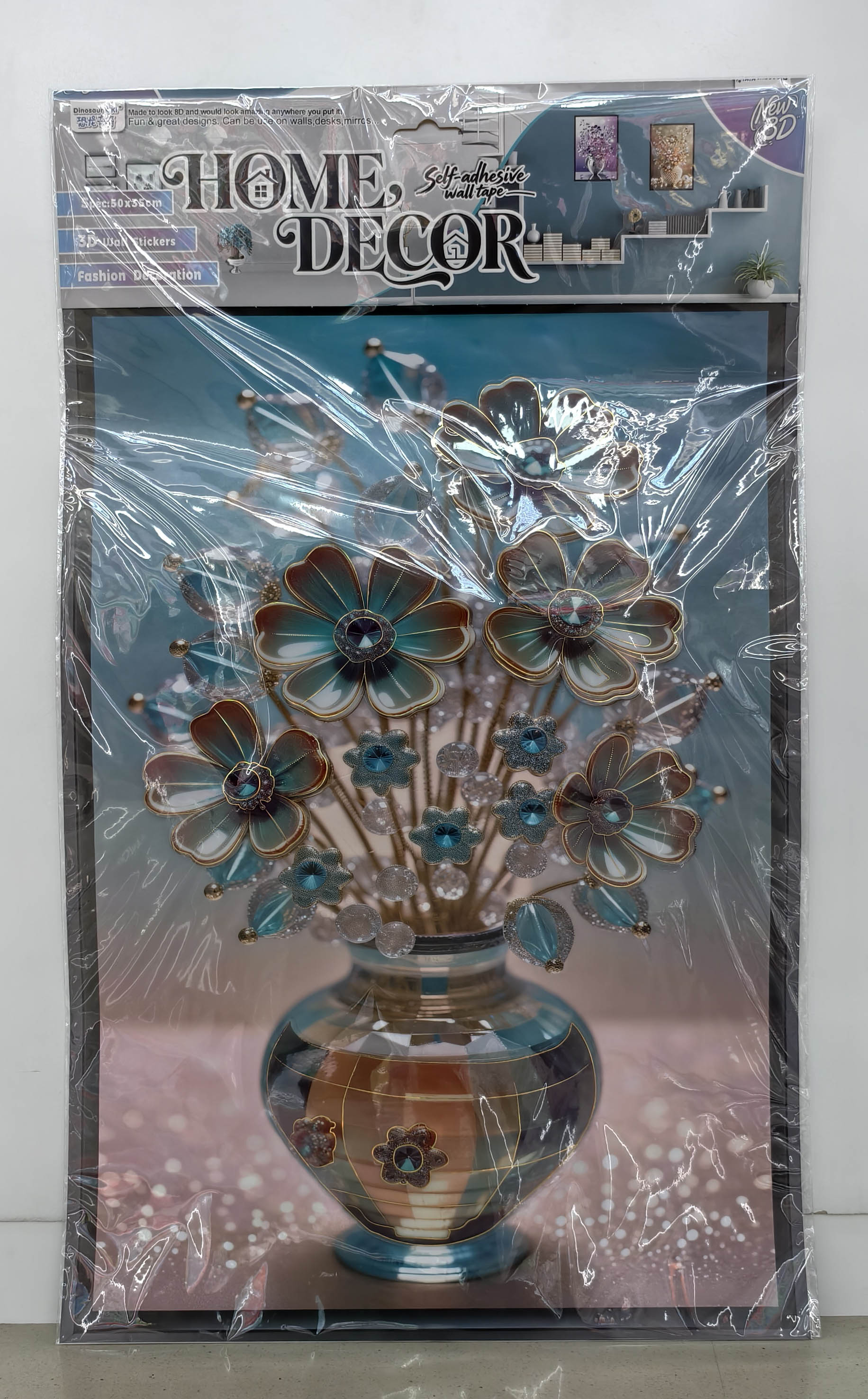 HM321 vase photo frame layer upon layer decorative stickers