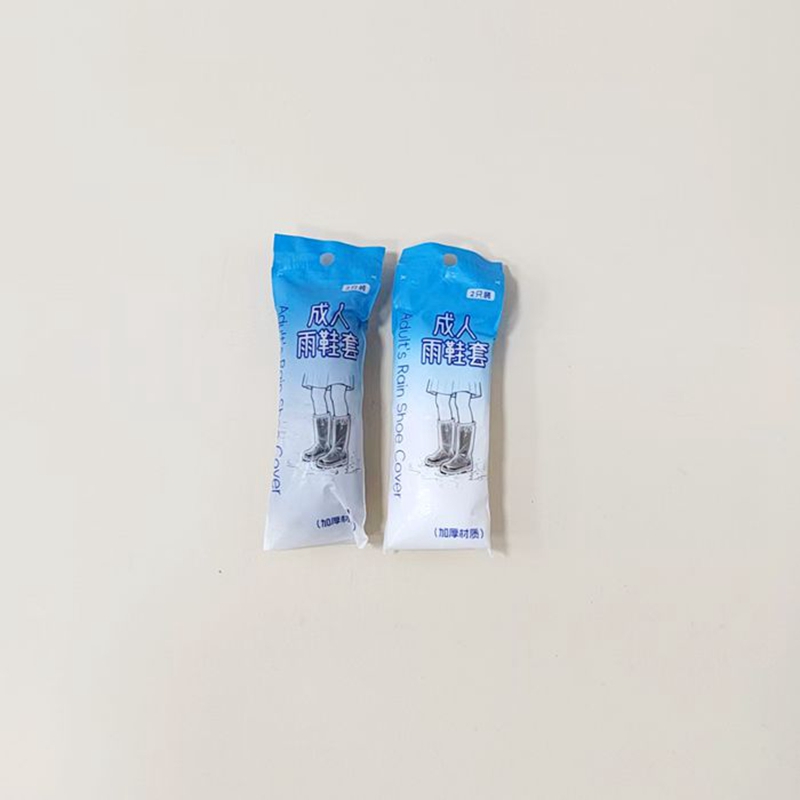 Upgraded independent small package thickened PE adult rain shoe covers, extended and thickened disposable waterproof shoe covers for anti-slip in rainy days details Picture
