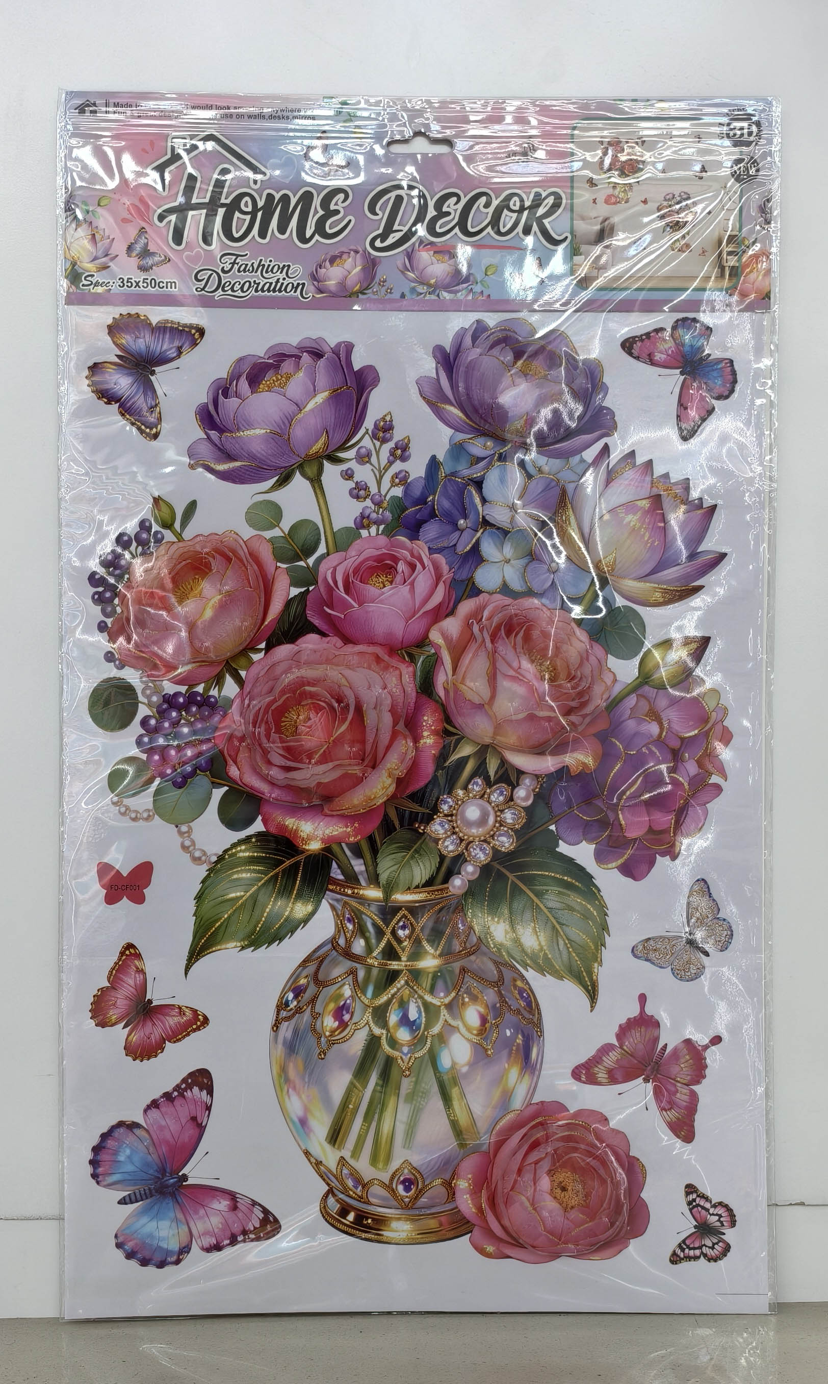 FD-CF vase layer decoration stickers details Picture
