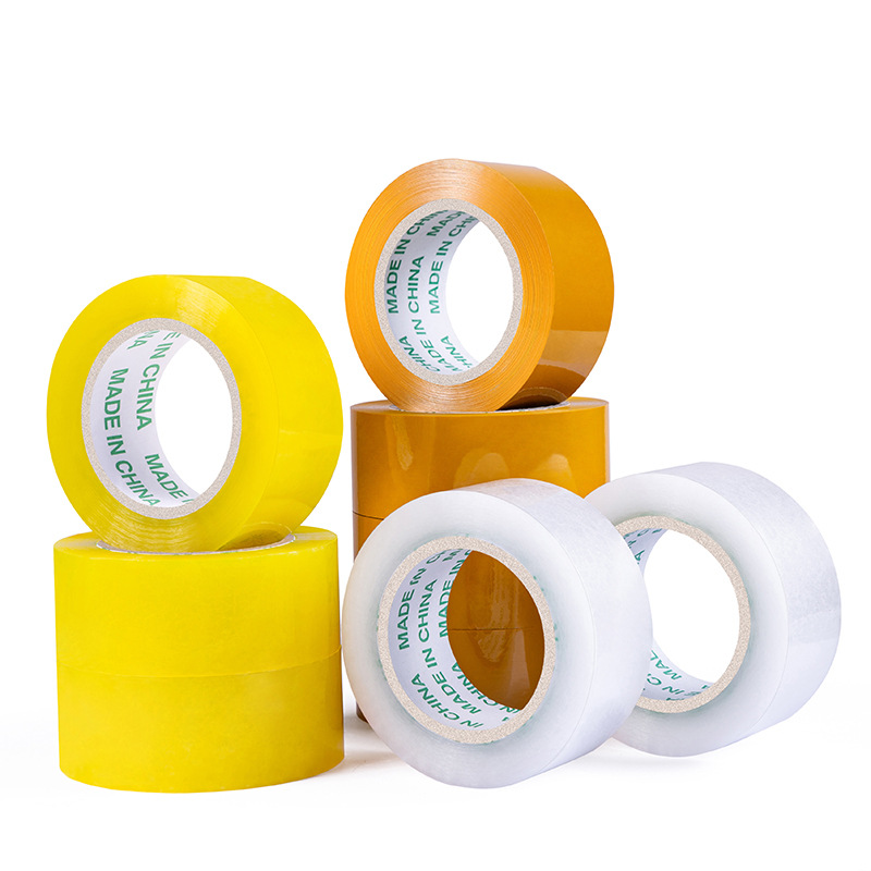 Large rolls of transparent tape, beige sealing tape, adhesive paper, express packaging sealing tape, wide sealing tape wholesale Item Picture