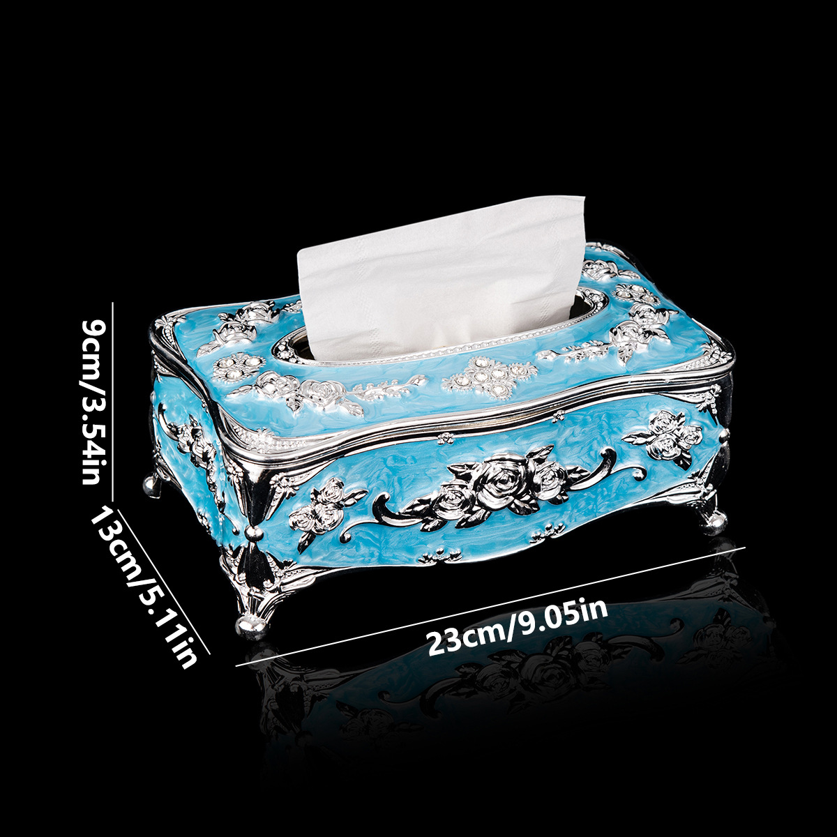 K57-KY801 Cross-border bestseller Tissue box, a creative European-style living room and a simple Nordic home use detail image 9