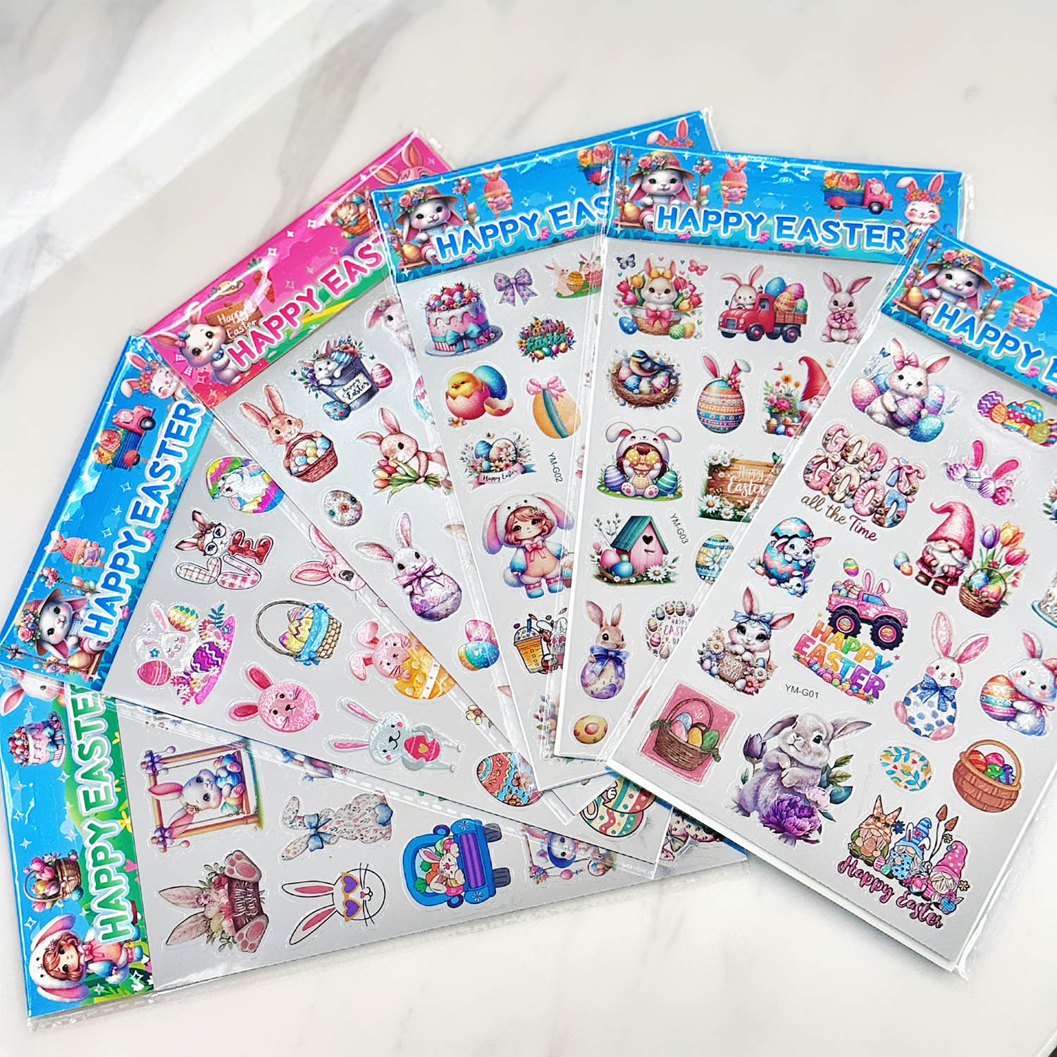 YM-G Easter Refractive stickers