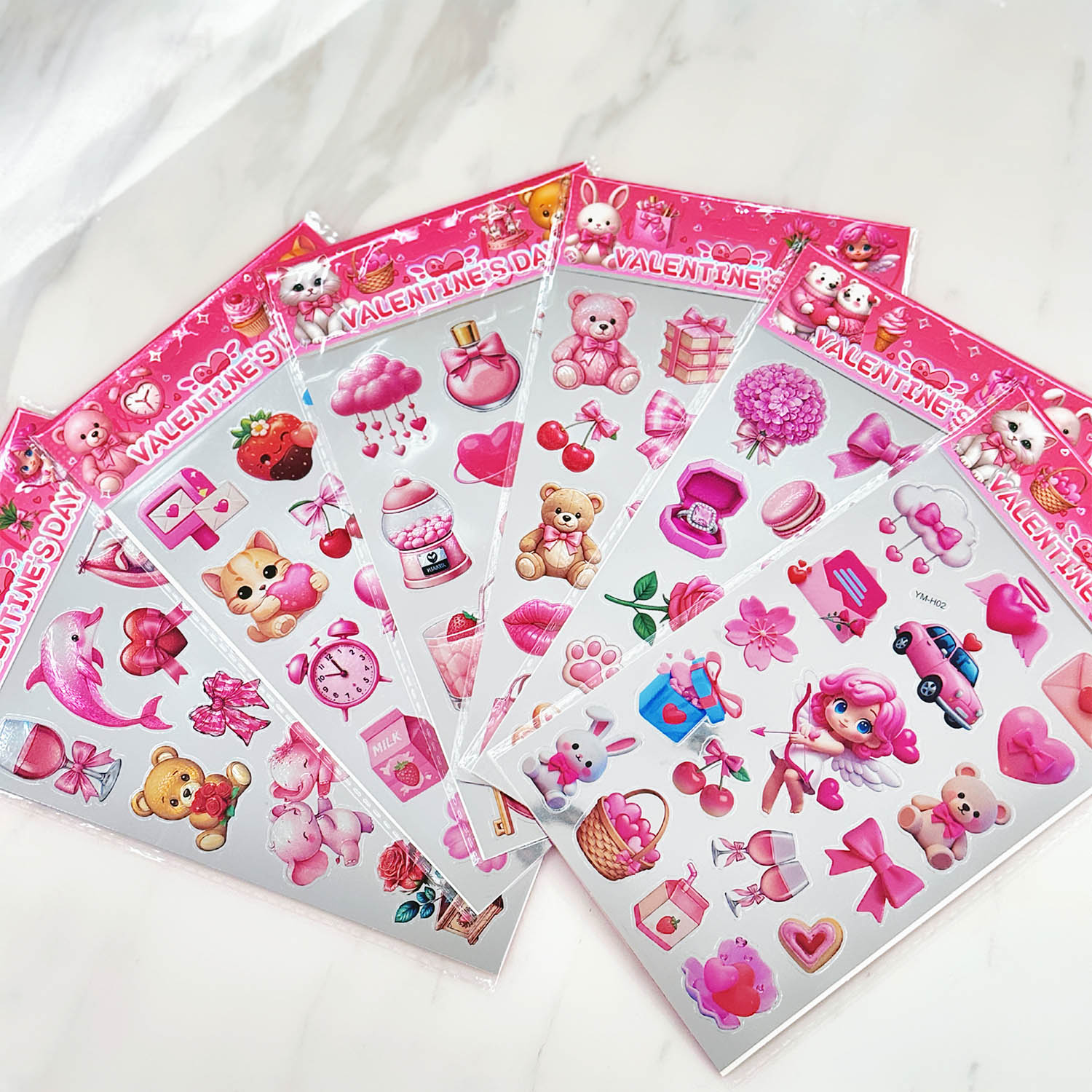 YM-H día de san valentín sticker radium Specification image
