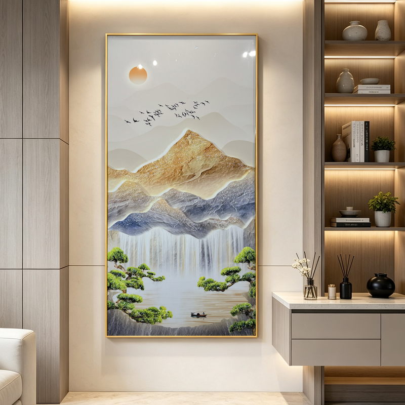 وقد رُسمت لوحات زيتية جديدة من السيراميك الصيني الشكل الجديد Item Picture