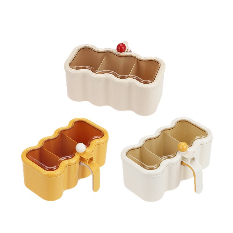 X111-9125 Mengdou Cookie Seasoning Box 9125 Combination Set Home Kitchen Seasoning Box detail image 6