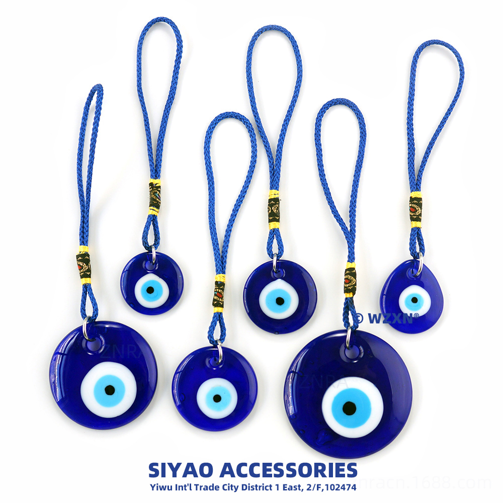 Turkish glass blue Eye jewelry pendant accessory ZNRATurkish Evil Eye Application Scenario