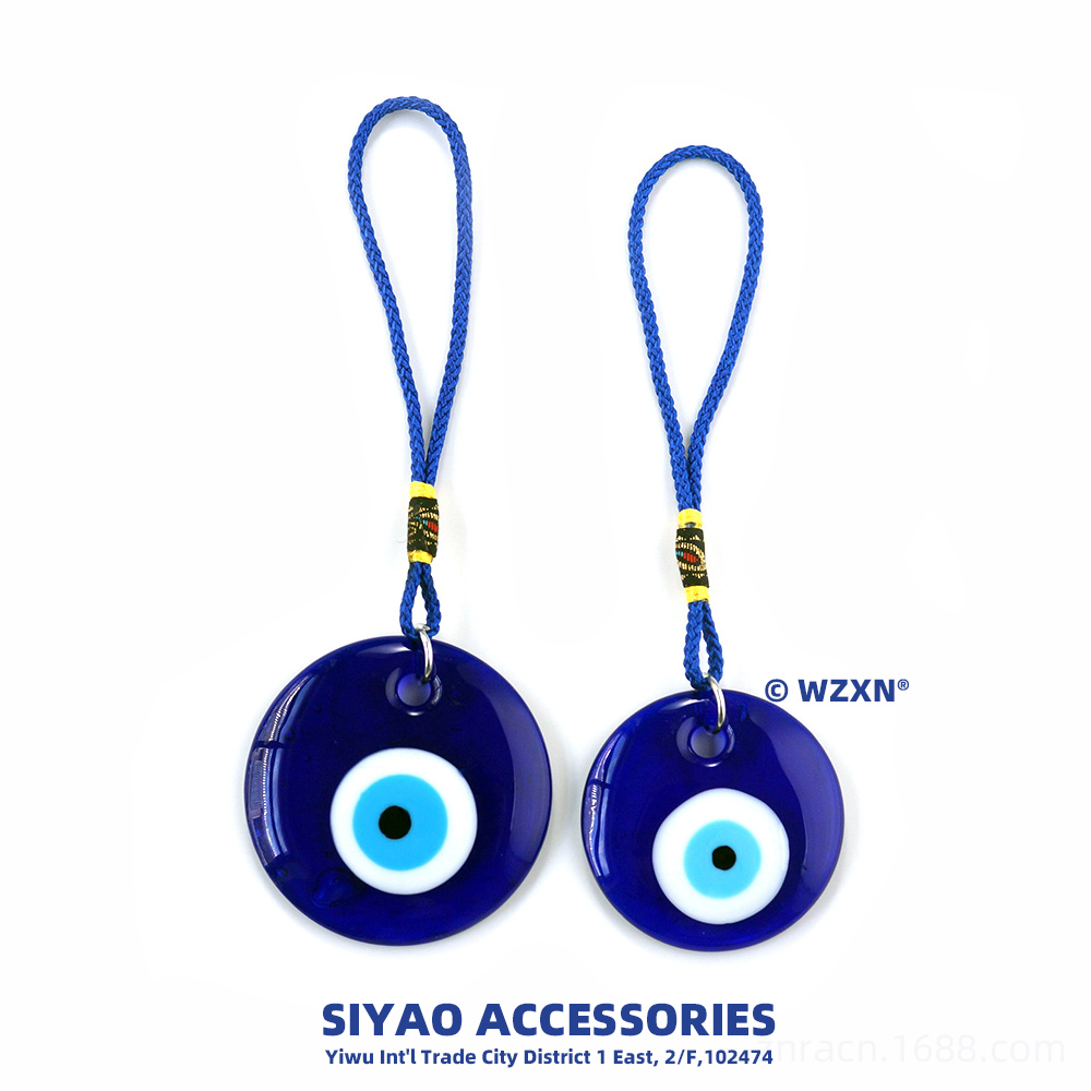 Turkish glass blue Eye jewelry pendant accessory ZNRATurkish Evil Eye details Picture