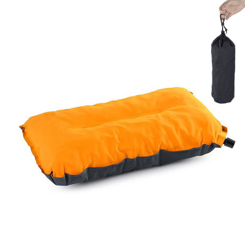 The manufacturer's new outdoor automatic inflatable pillow, outdoor camping pillow, sponge pillow, inflatable headrest and backrest, TPU details Picture