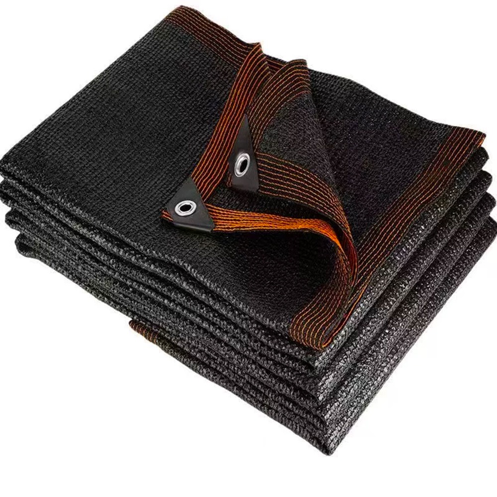 Weather-resistant and UV-resistant black PE sunshade net, windproof, sunshade, dust-proof and breathable agricultural sunshade fabric 60g㎡ pic 6