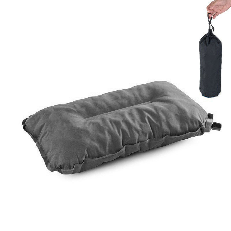 The manufacturer's new outdoor automatic inflatable pillow, outdoor camping pillow, sponge pillow, inflatable headrest and backrest, TPU Item Picture