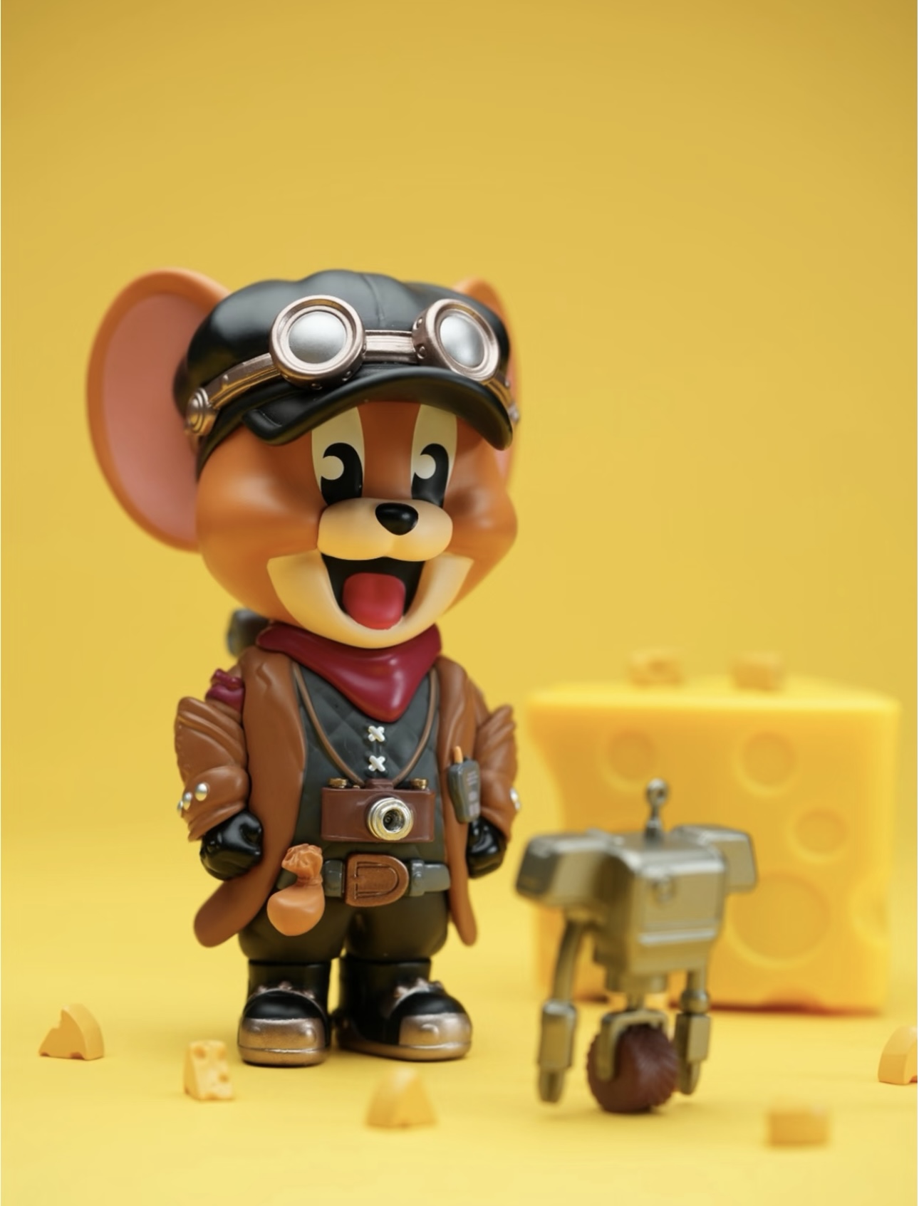 【 Official Authorization 】TOM and JERRY Cheese Planet Adventure Team Figurine -JERRY Item Picture