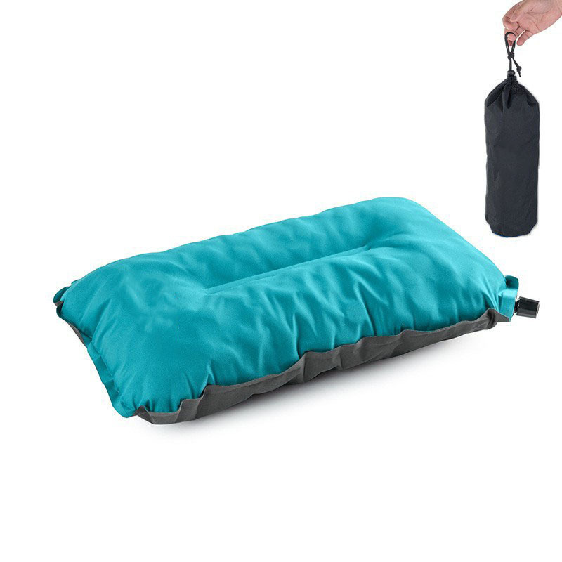 The manufacturer's new outdoor automatic inflatable pillow, outdoor camping pillow, sponge pillow, inflatable headrest and backrest, TPU Specification image