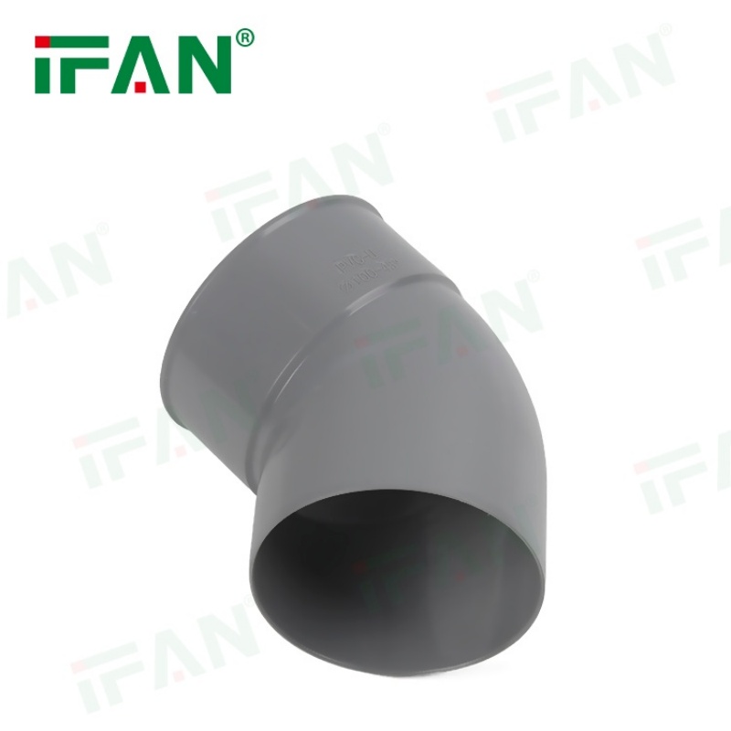 IFAN High-Quality UPVC Drainage Pipe Fitting 45℃ Elbow Item Picture