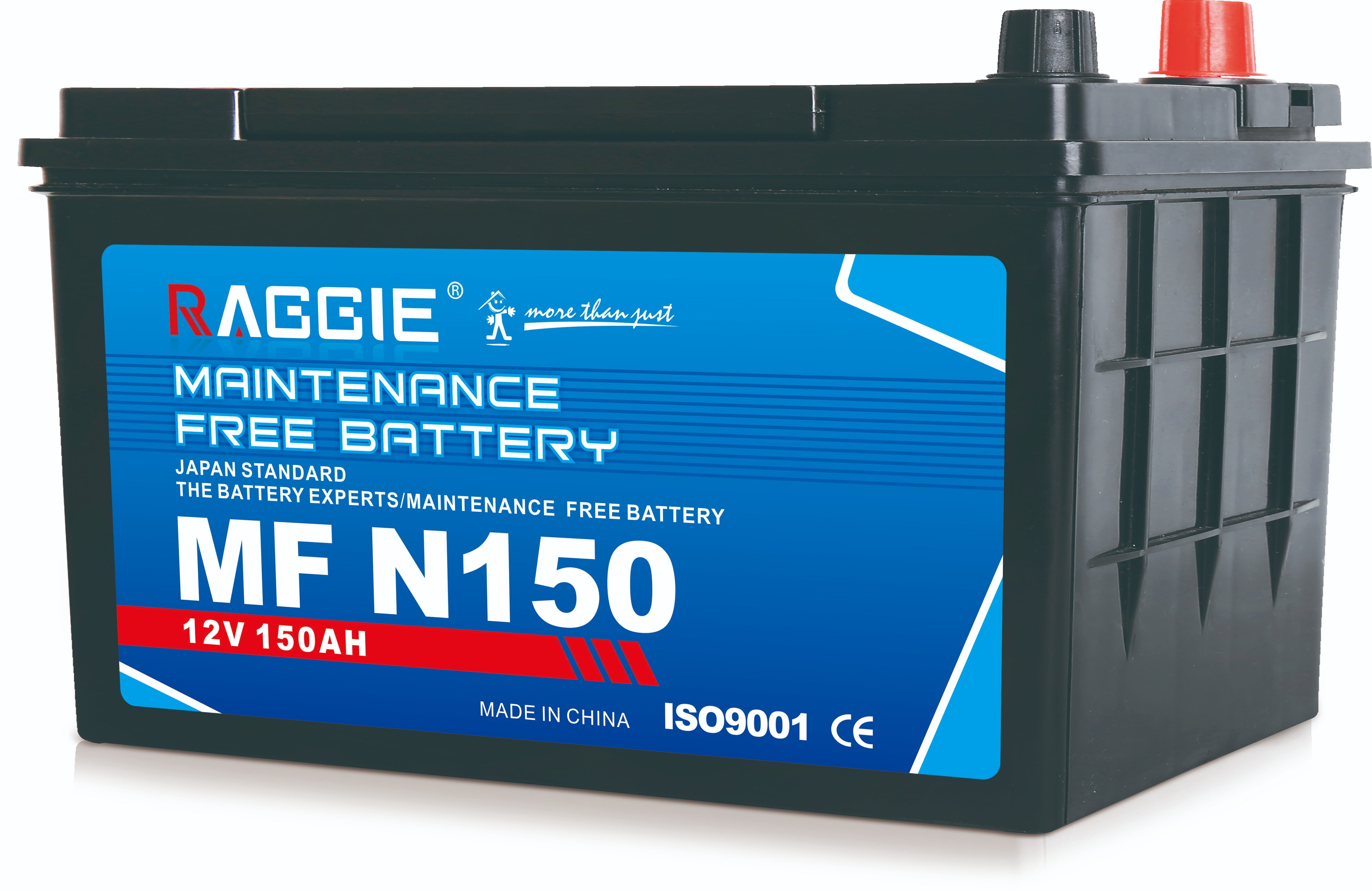 Maintenance-free car battery 150Ah high starting current, fully sealed and leak-proof, suitable for sedans and trucks