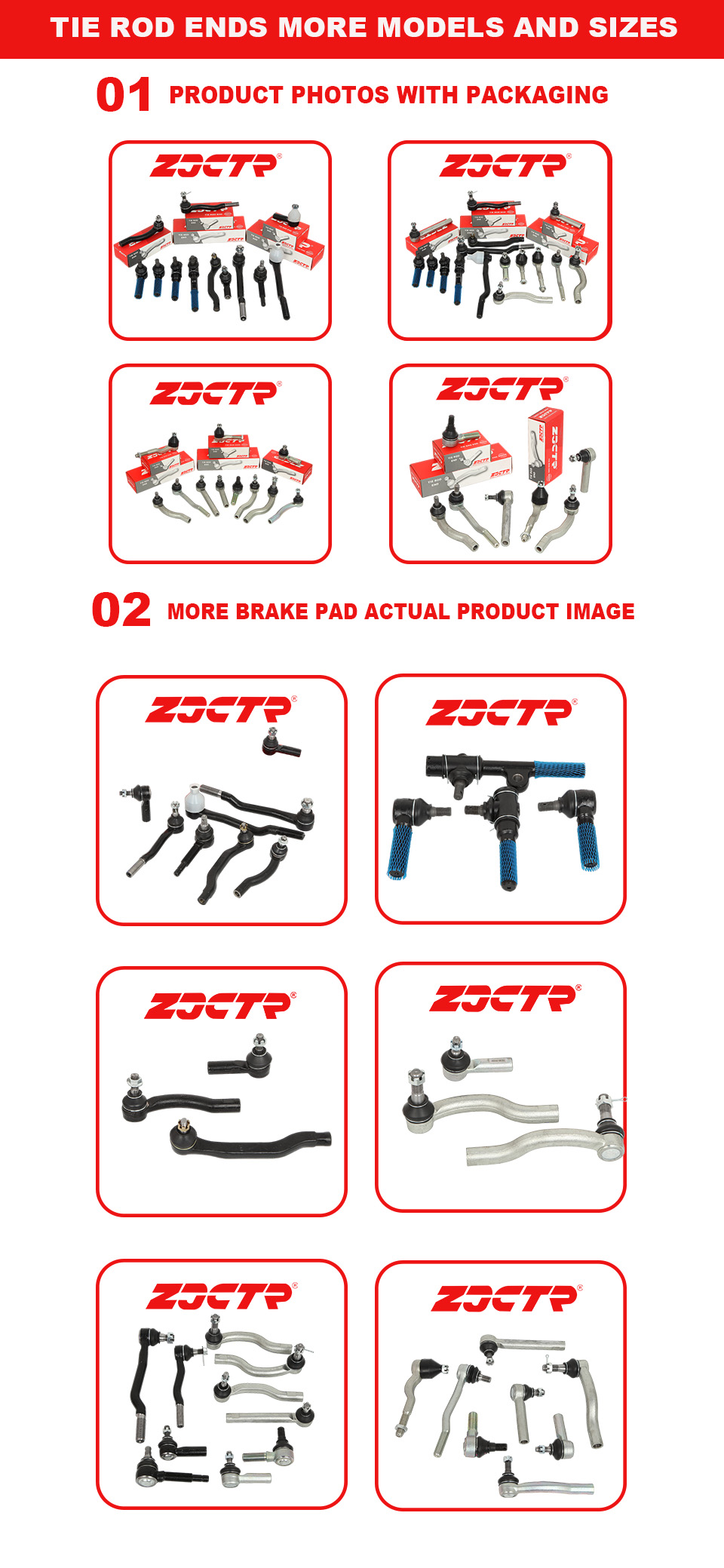 ODM/OEM/Wholesale/Zjctr/Tie Rod End/0K72A-32-240/CE0362/J482 pic 5