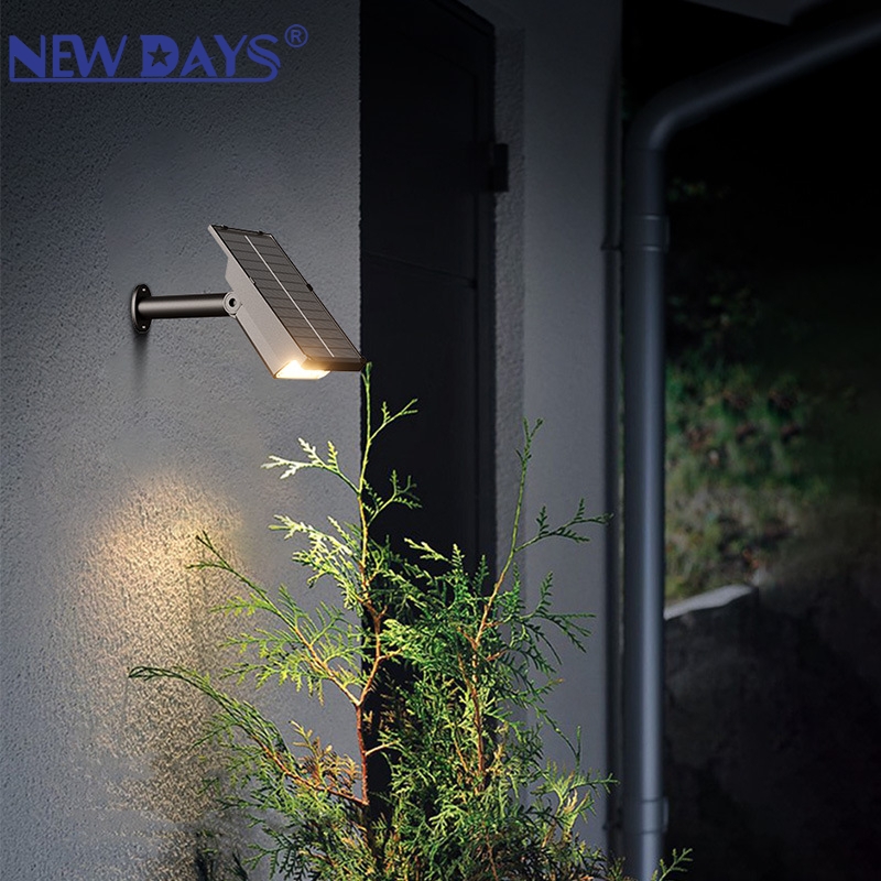 NEWDAYS brand cross border new cross border led solar ground plug light al aire libre impermeable patio luz de césped ahorro de energía highlight home wall light farolas Specification image