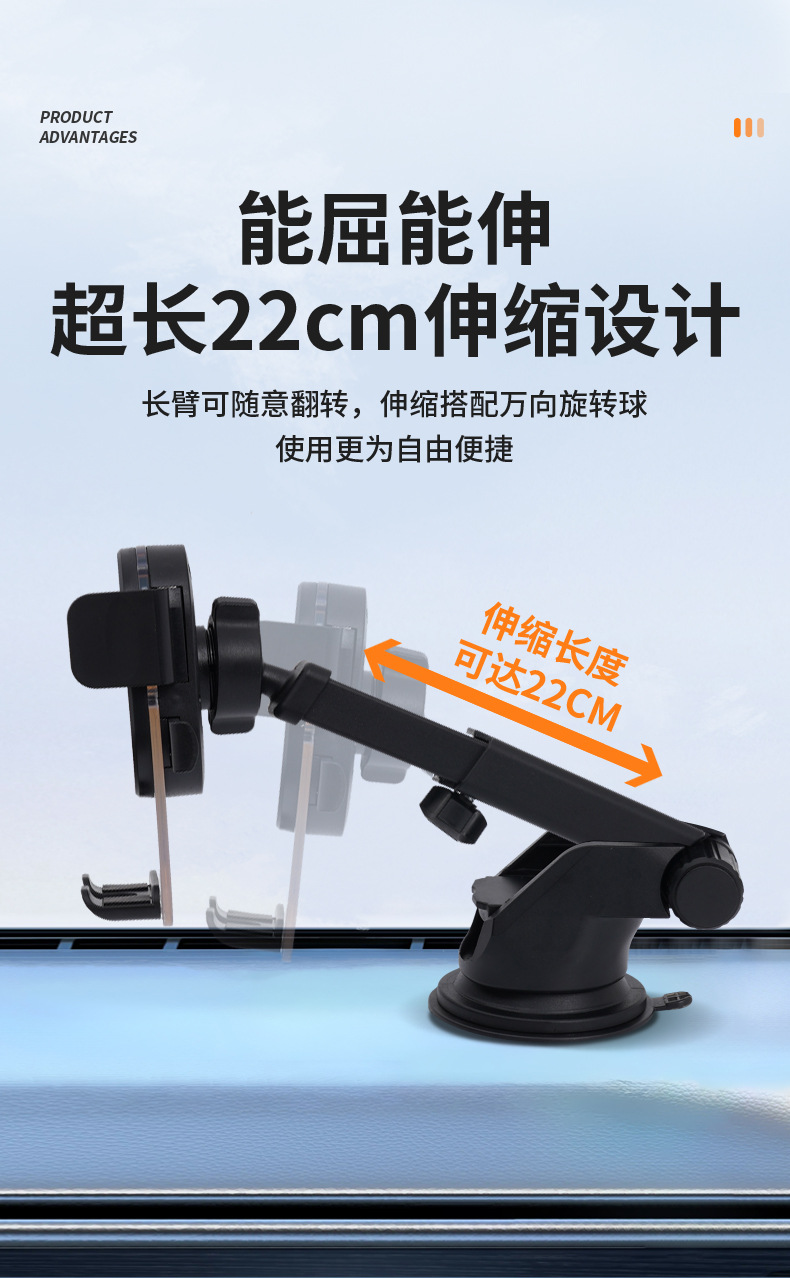 3601-CFK, 3602-PT, 3603-PB car air outlet mobile phone holder, plastic mobile phone holder, car suction cup mobile phone holder, car air outlet mobile phone holder clip pic 10