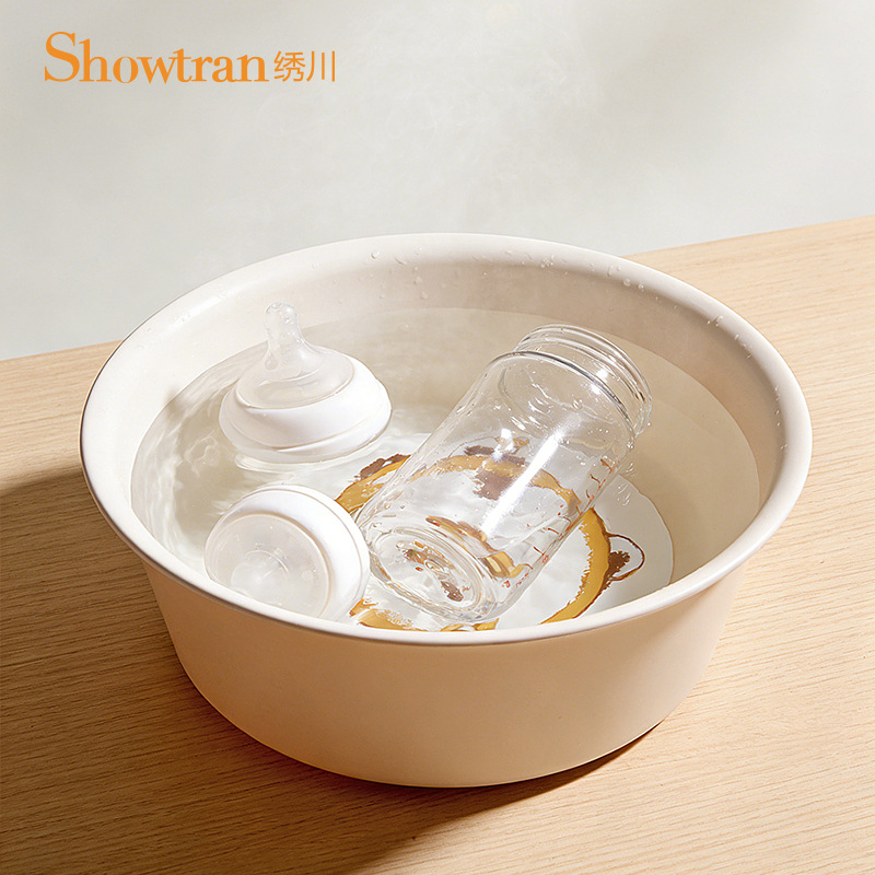 H231-ST0252小号加厚塑料盆家用洗脸洗脚洗菜多功能盆环保盆