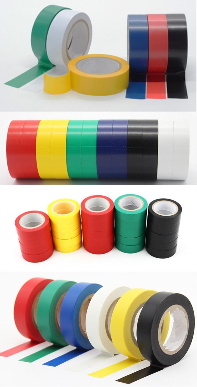 Electrical insulating tape is cold-resistant, heat-resistant, waterproof, wear-resistant, flame-retardant and highly adhesive pvc electrical insulating tape pic 7