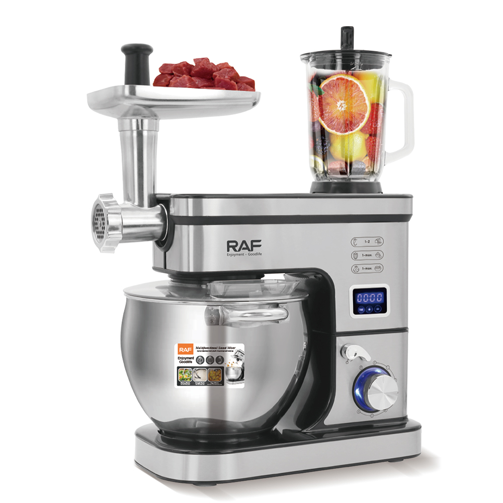 RAF European multi-functional chef machine, intelligent timed dough kneading, fully automatic dough mixer, household countertop blender pic 10