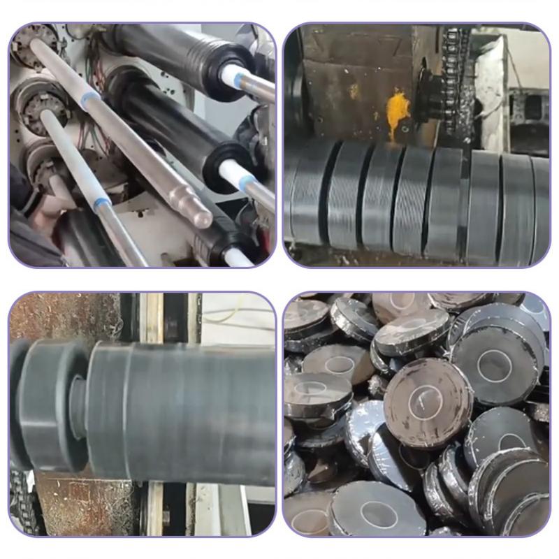 Customized butyl rubber high-pressure self-adhesive tape, self-melting black insulating tape, waterproof tape for sealing electrical cables, flame retardant details Picture