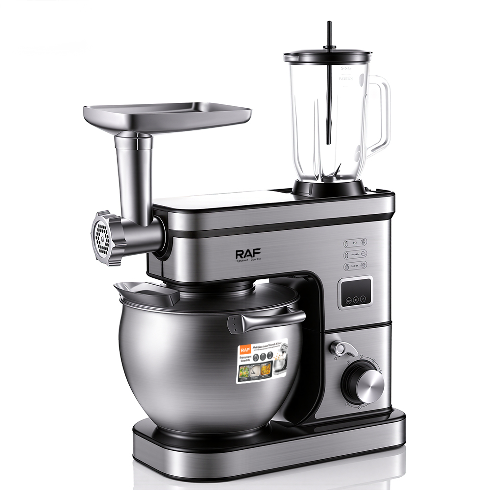 RAF European multi-functional chef machine, intelligent timed dough kneading, fully automatic dough mixer, household countertop blender pic 8