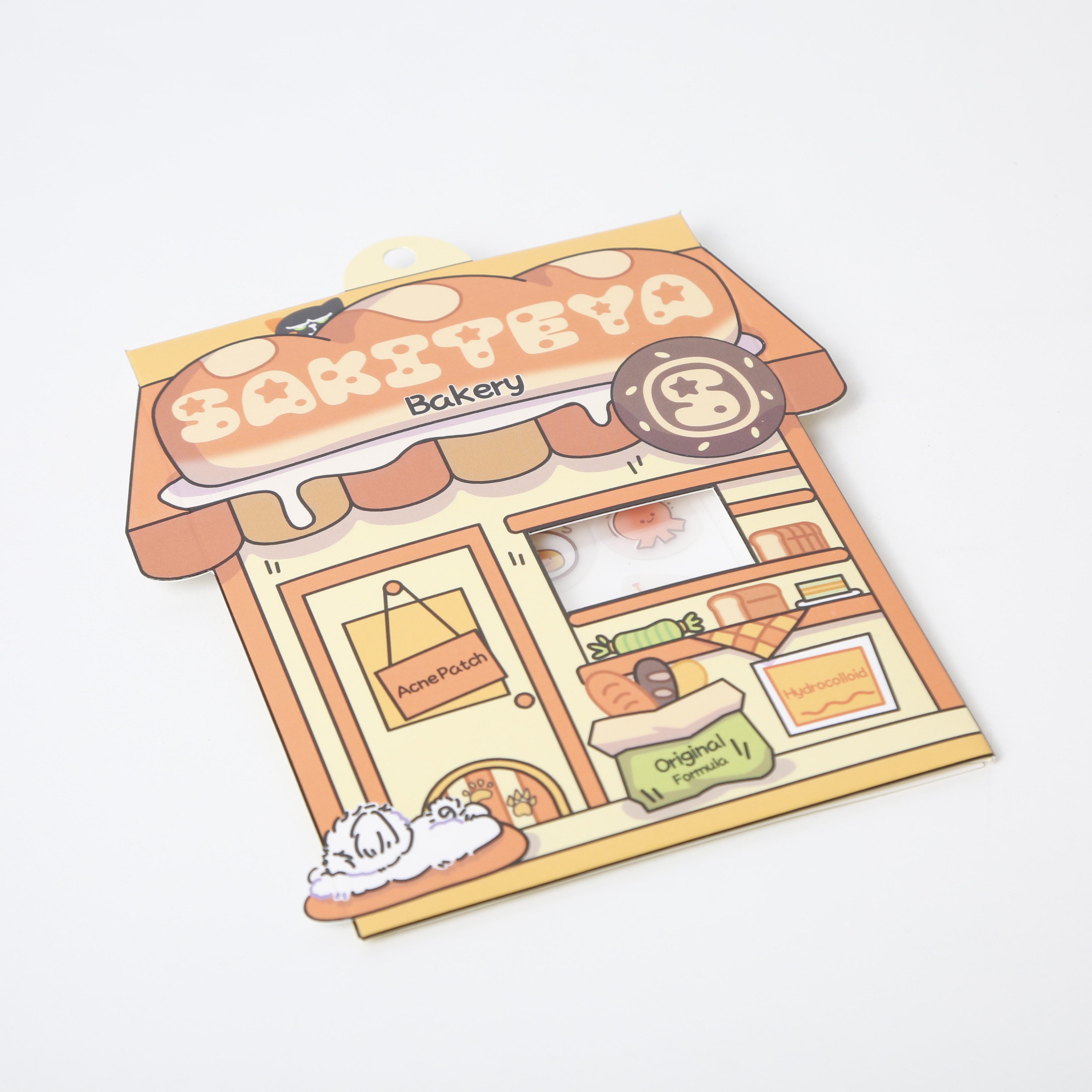 Ousijie Cartoon Baker-shaped 24-piece packaging box orange original formula hydrocolloid salicylic acid acne Patch SA975 Specification image