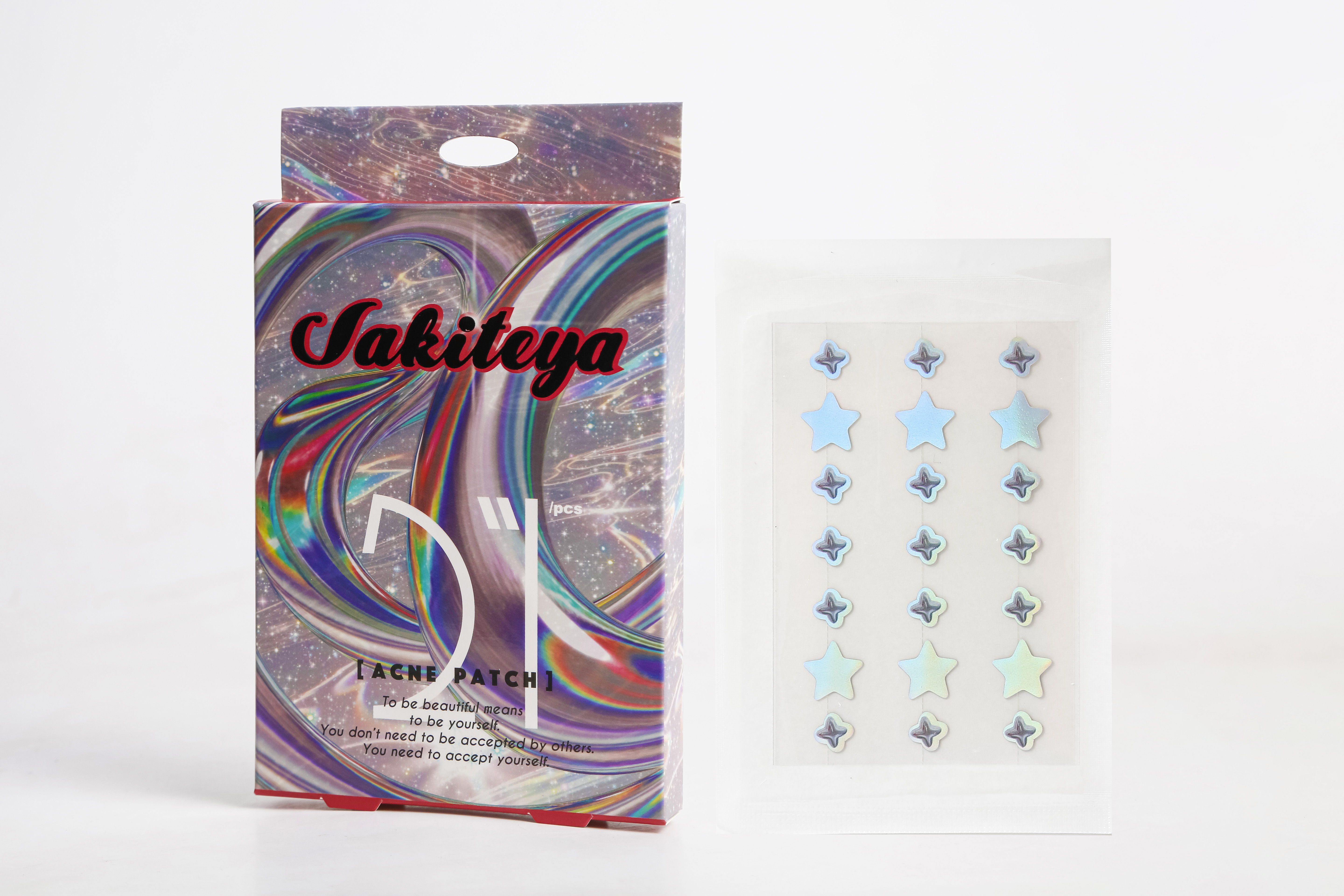 Ousijie SAKITEYA cross border export facial care 21 piezas de macaron star acné parche ácido salicílico calmantes SA941