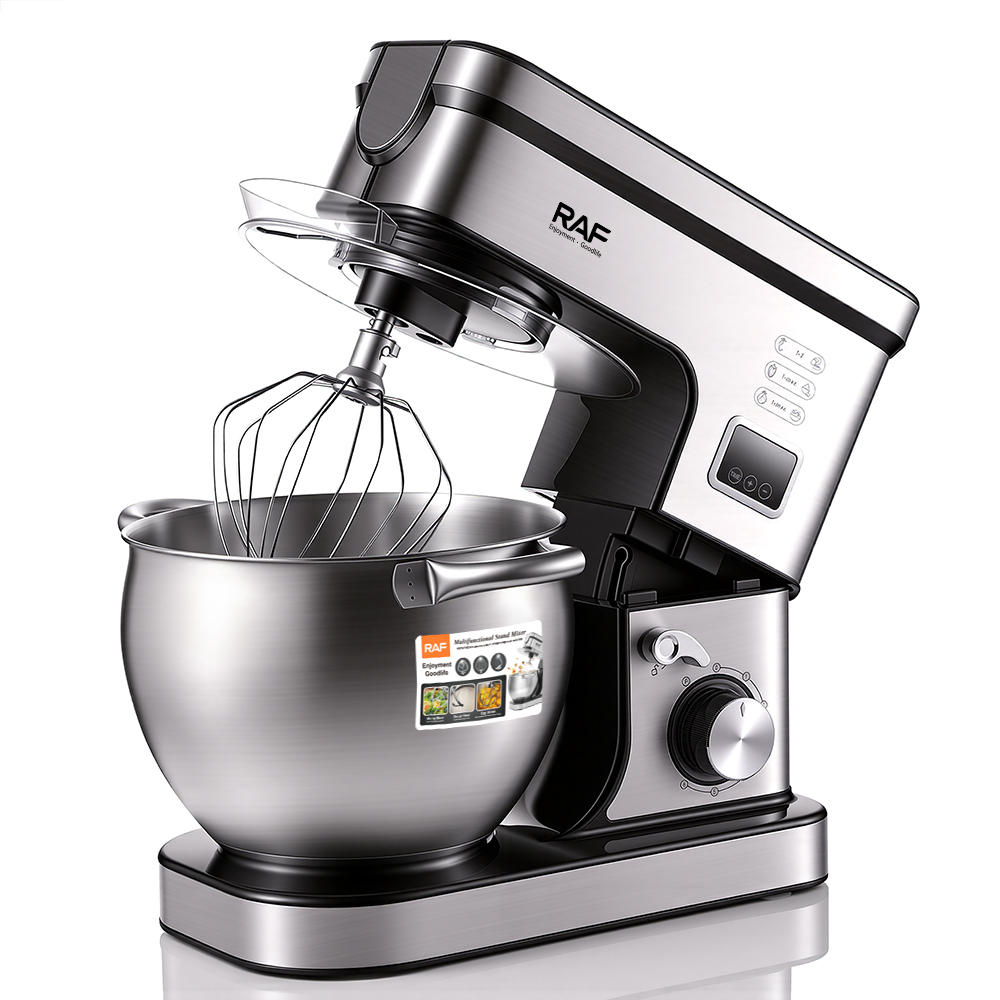 RAF European multi-functional chef machine, intelligent timed dough kneading, fully automatic dough mixer, household countertop blender details Picture