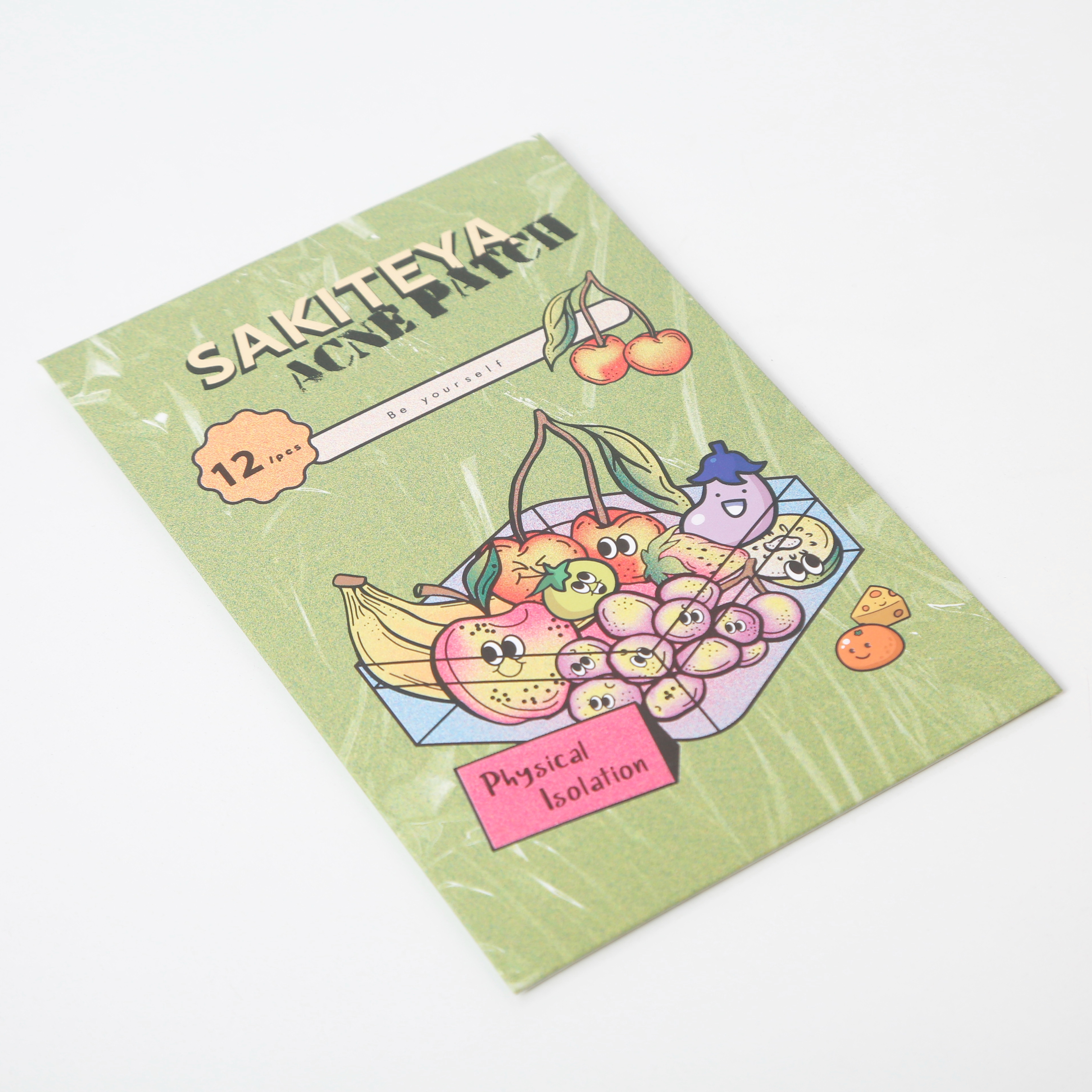 SAKITEYA Cross-border Export Facial Care Fruit Edition - Fruit Smile Acne Patch 12 Capsules Salicylic Acid Soothing SA958 Specification image