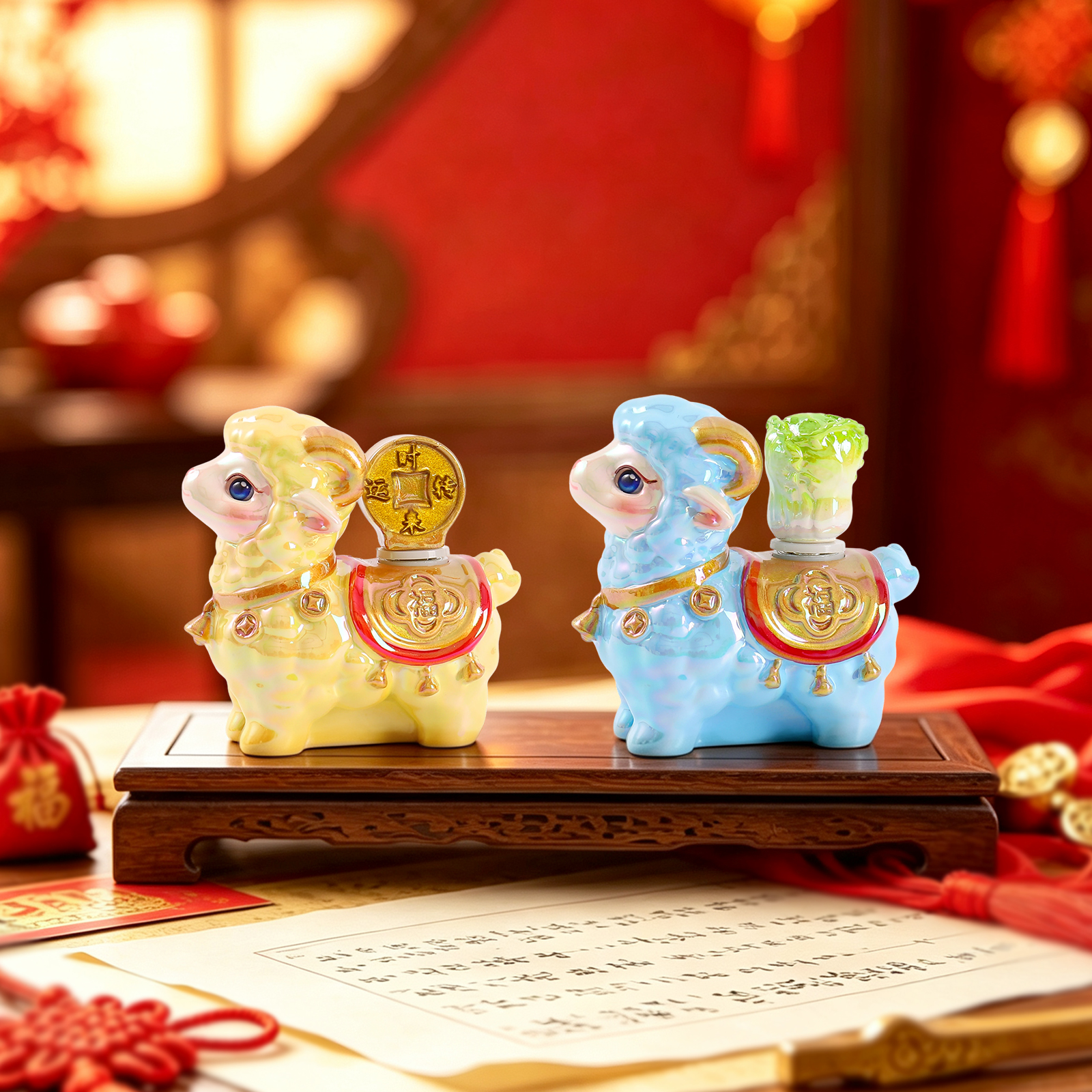 Miaomiao Lam has all kinds of blind boxes, cute little sheep, trendy ornaments, creative tabletop ornaments and handicrafts Application Scenario