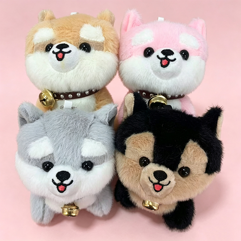 Sanrio plush dog doll set of four, cute cotton doll plush toys, children's gifts