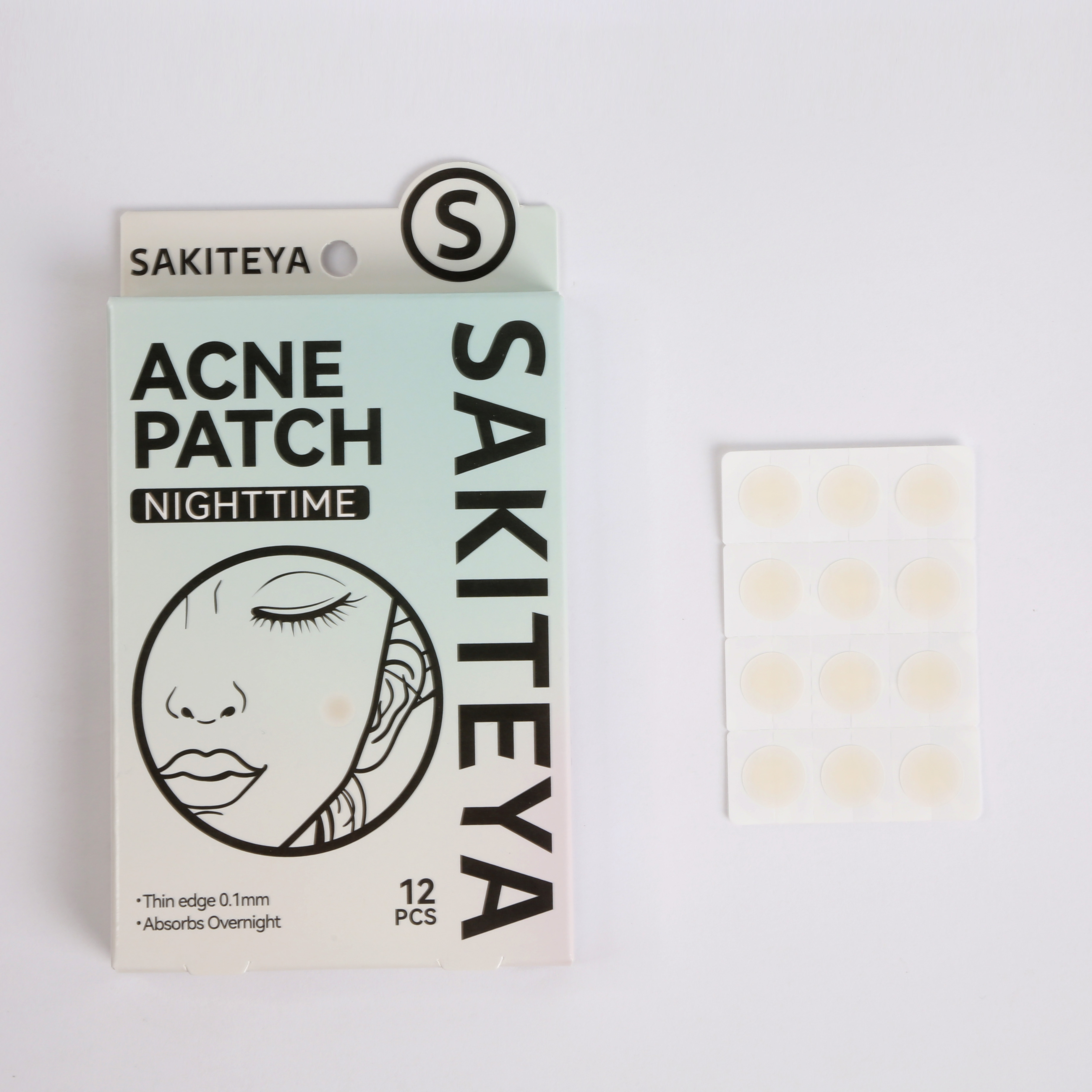 SAKITEYA Cross-border Export Facial Care 12 Capsules Edge Pressing Night Salicylic Acid Repair SA061 Item Picture