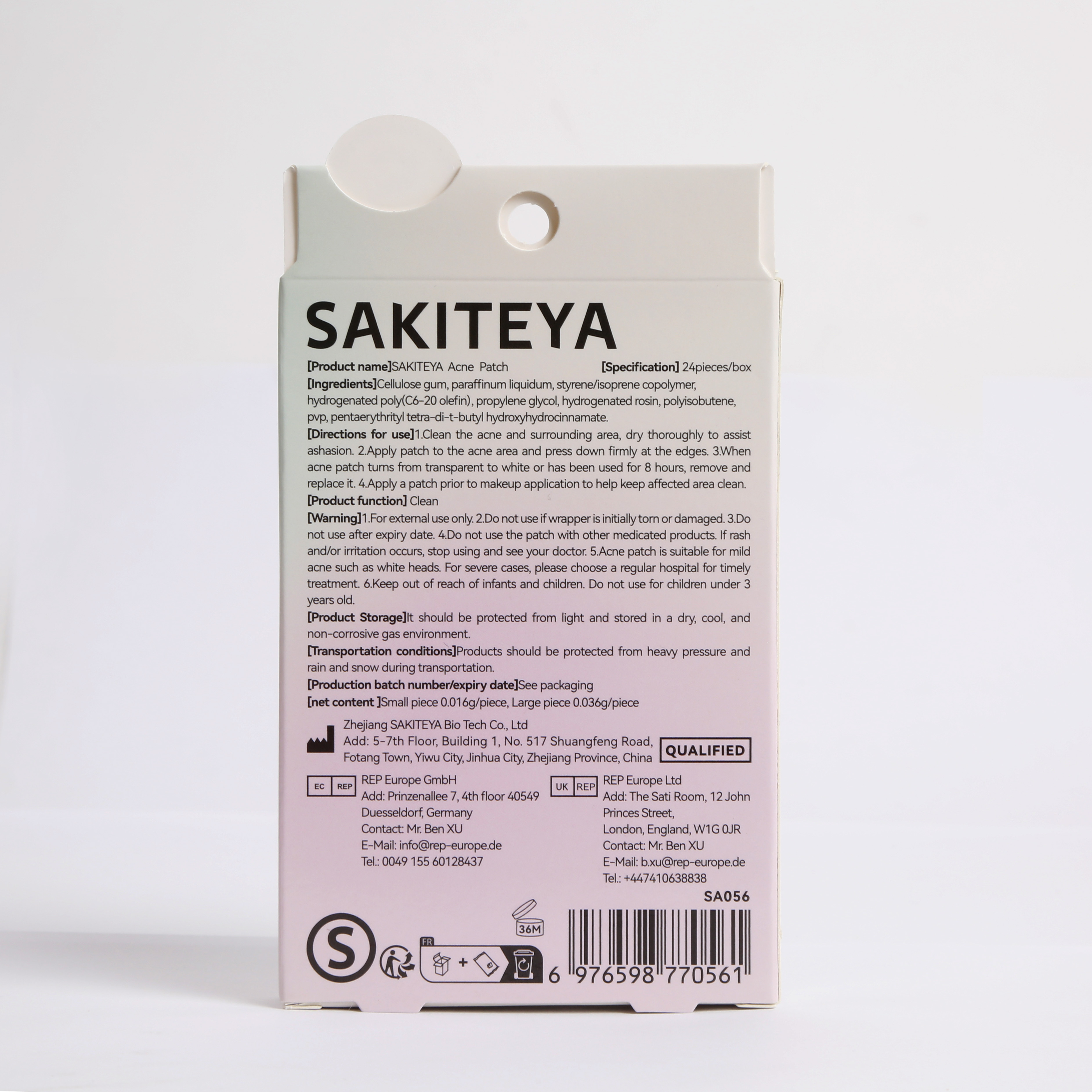 SAKITEYA Cross-border Export Facial Care 24 Capsules Ultra-thin Daily-use SA056 details Picture