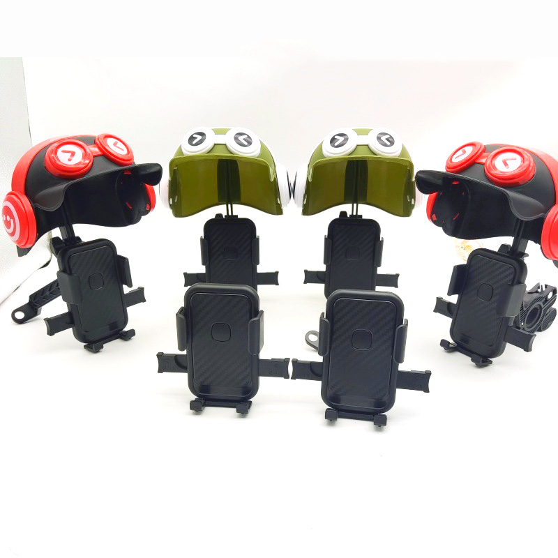 3300 Helmet phone stand, bicycle phone stand, electric battery, motorcycle phone stand, navigation, Food delivery rider, plastic bicycle phone stand clip details Picture