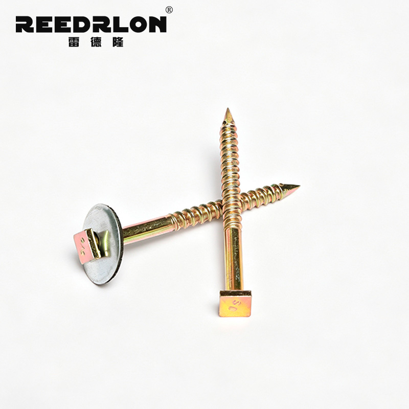 REEDRLON hexagonal/flat Angle saddle pad combination iron nail roof color steel tile waterproof fixing nail pic 13