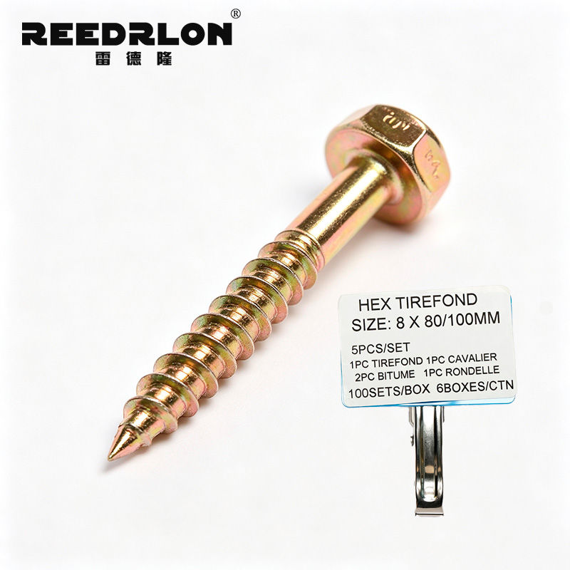 REEDRLON hexagonal/flat Angle saddle pad combination iron nail roof color steel tile waterproof fixing nail pic 8