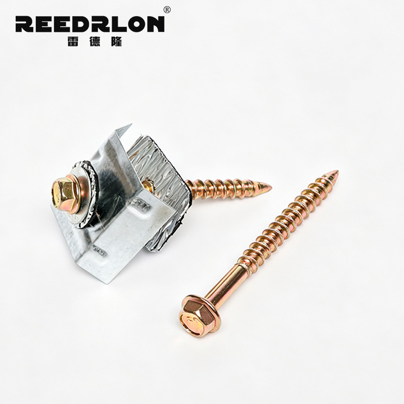 REEDRLON hexagonal/flat Angle saddle pad combination iron nail roof color steel tile waterproof fixing nail pic 9