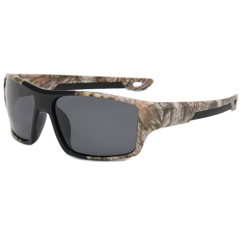 Square frame all-inclusive cycling glasses outdoor cycling sunglasses camouflage leg sports sunglasses UV400 detail image 8