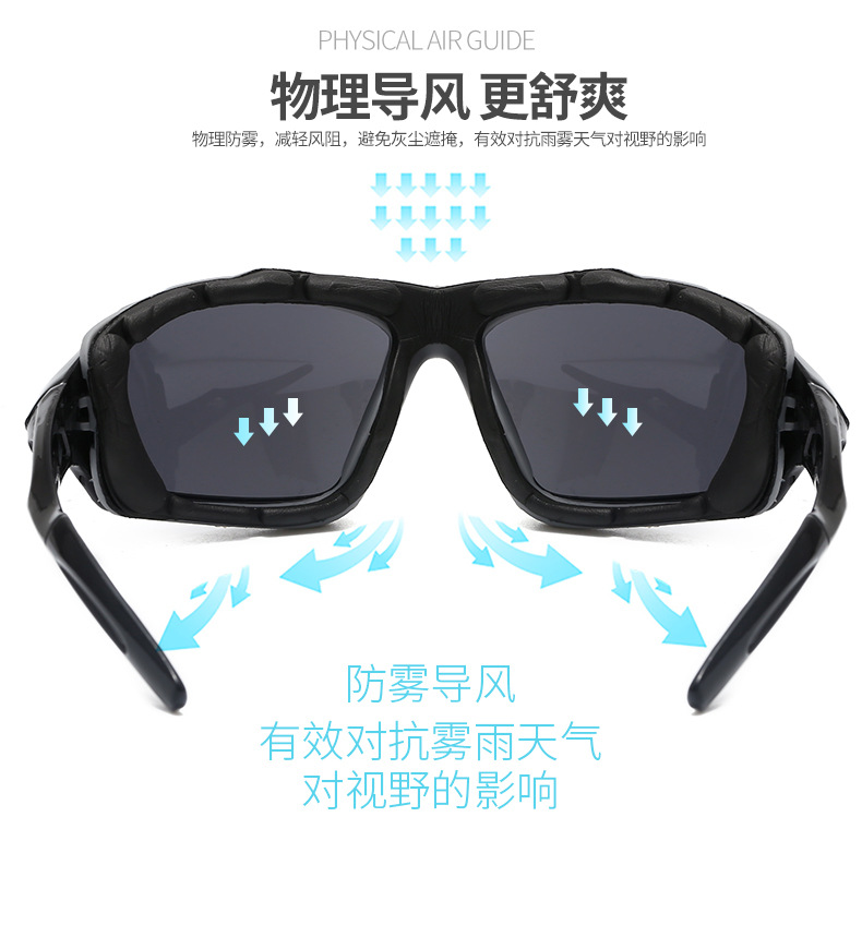 Montura completa gafas de sol outdoor ride sport shades lentes pc detail image 3