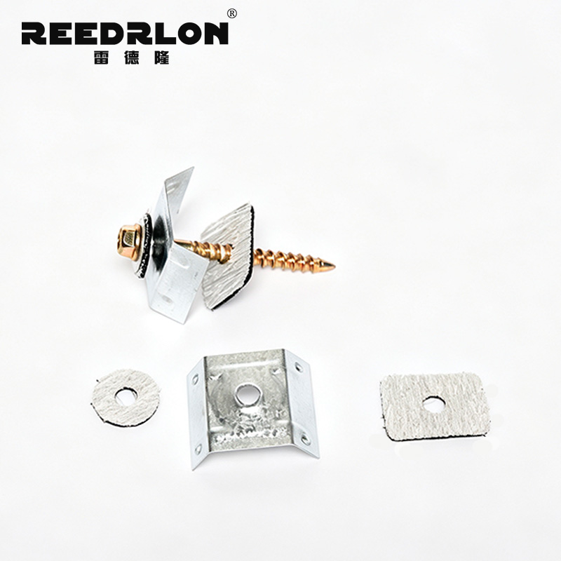 REEDRLON hexagonal/flat Angle saddle pad combination iron nail roof color steel tile waterproof fixing nail Application Scenario