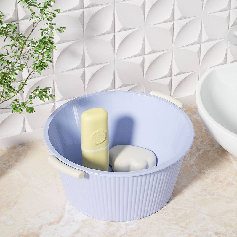 H231-ST3066 Extra-large double-ear washbasin, thickened plastic basin, large basin for washing feet and clothes, small basin detail image 7